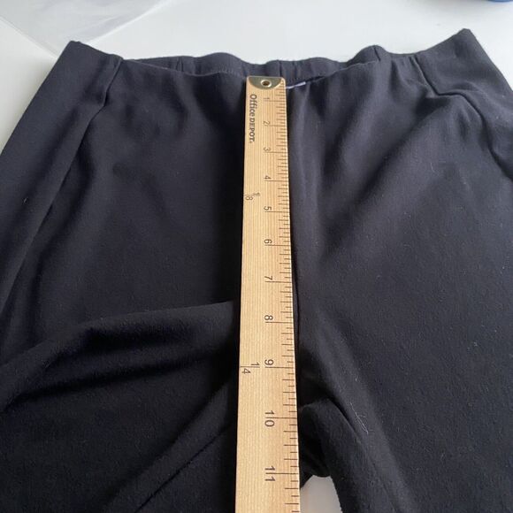 J Jill Leggings Size Medium Black Ponte Ankle Stretch Minimalist - Picture 4 of 8